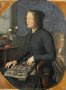 Henri-Pierre Picou Portrait of Mrs. Henri-Jean-Pierre Picou, mother of the artist oil painting reproduction